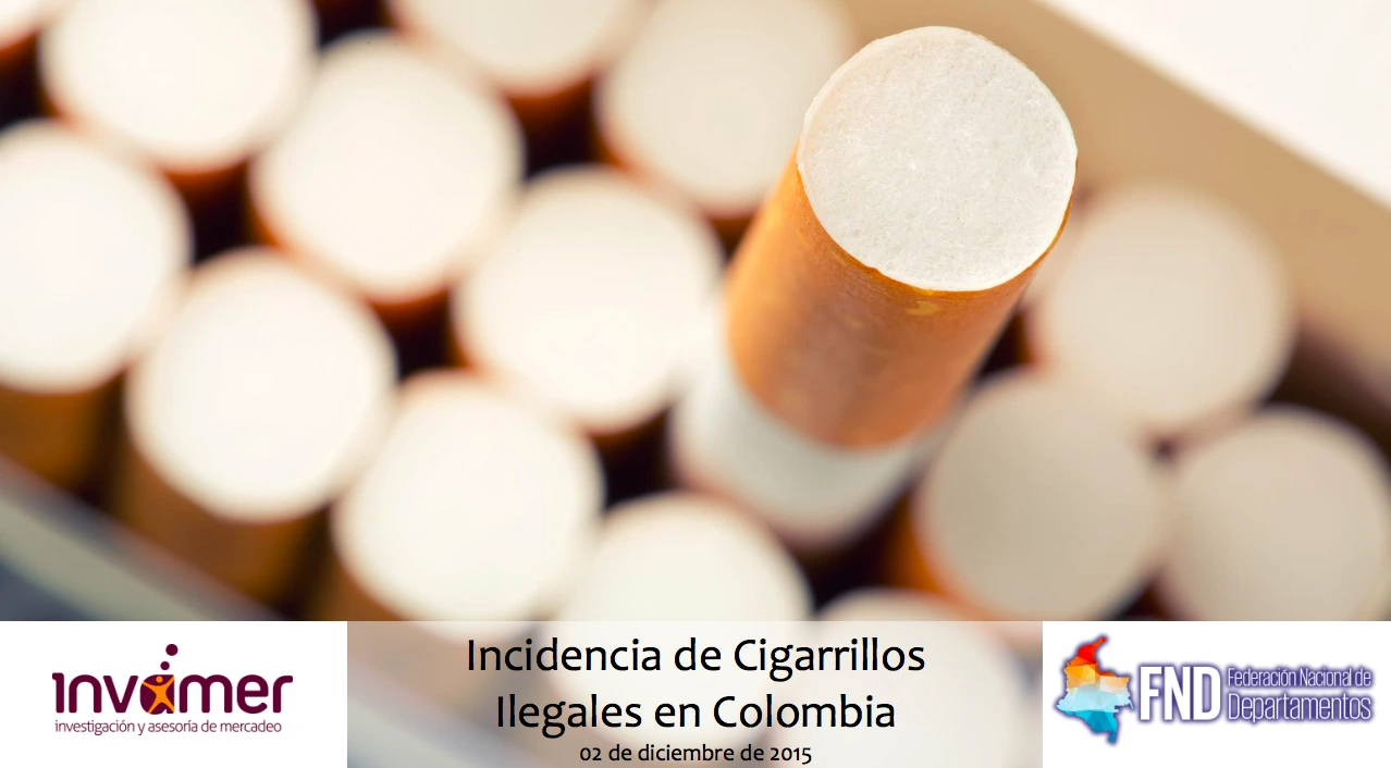 Incidencia de Cigarrillos Ilegales en Colombia (2015) image